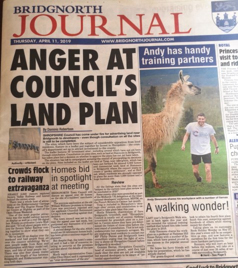 Bridgnorth Journal front page 10th April 2019.jpg