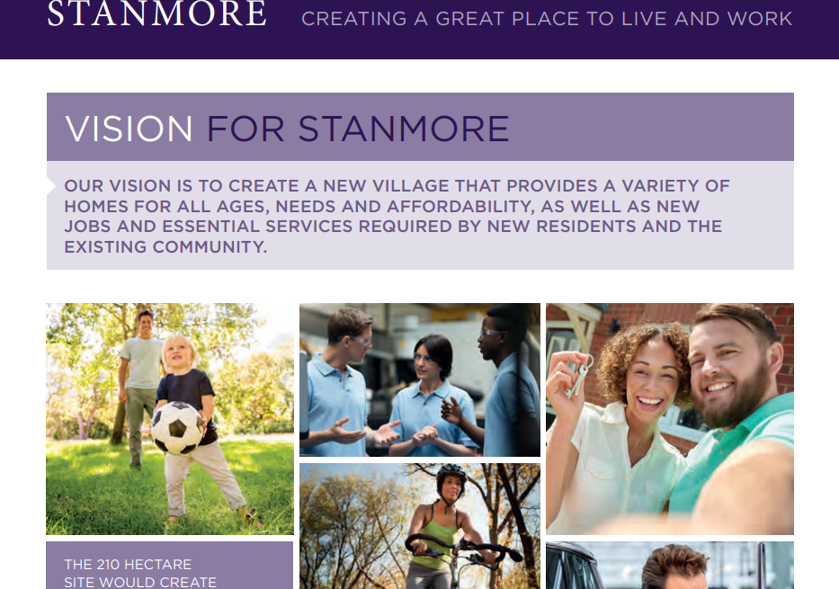 Stanmore great place to live and work